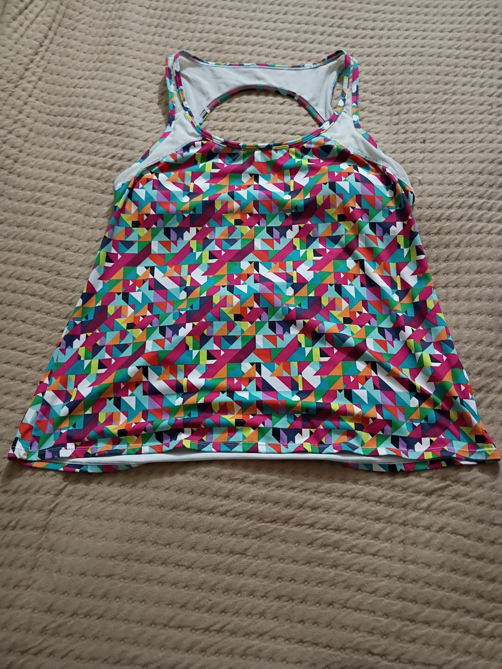 Fabletics White Performance Active Tank